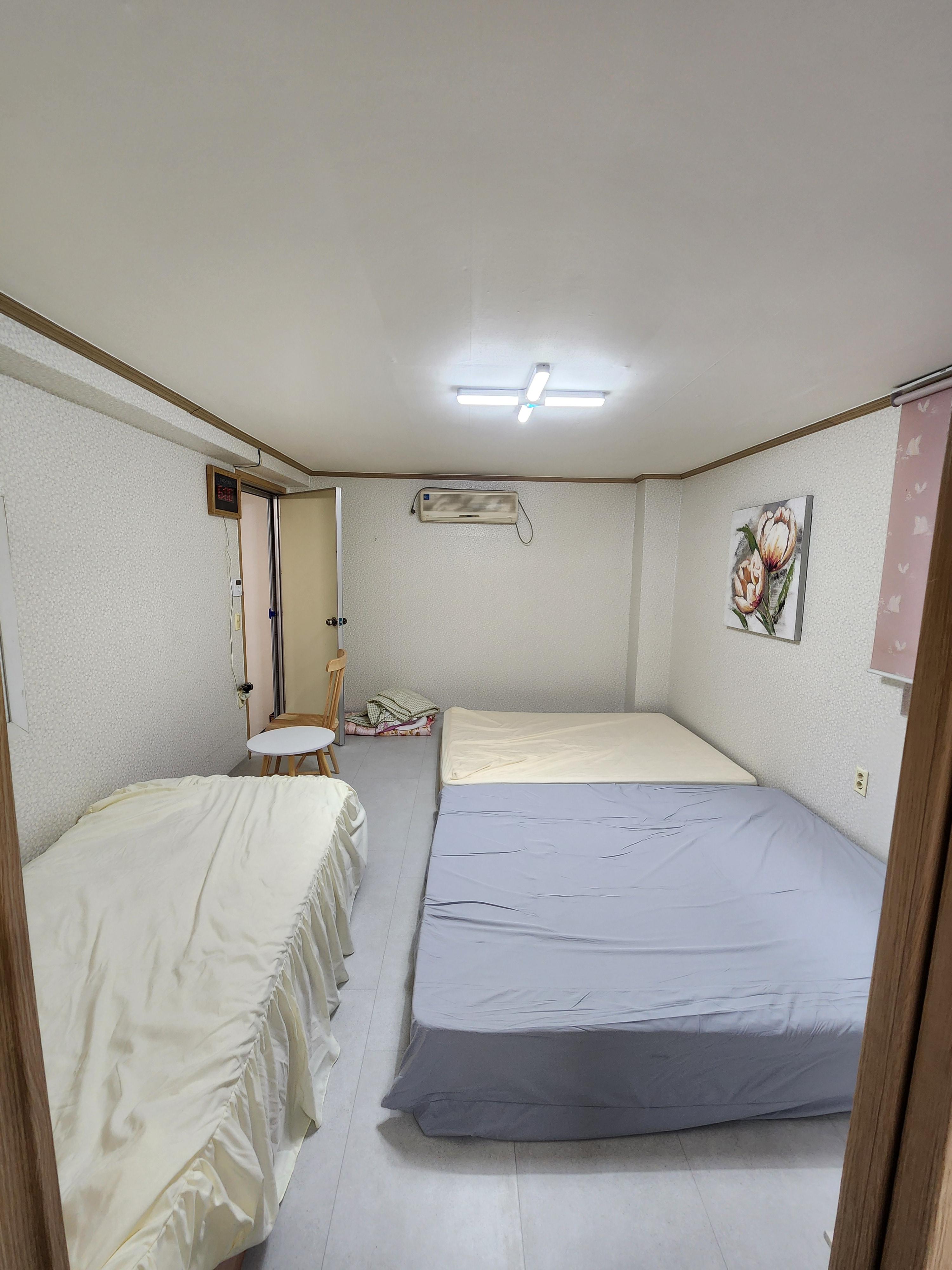 죽도동 단기임대 넓은방 투룸 깔끔한 포항룸 