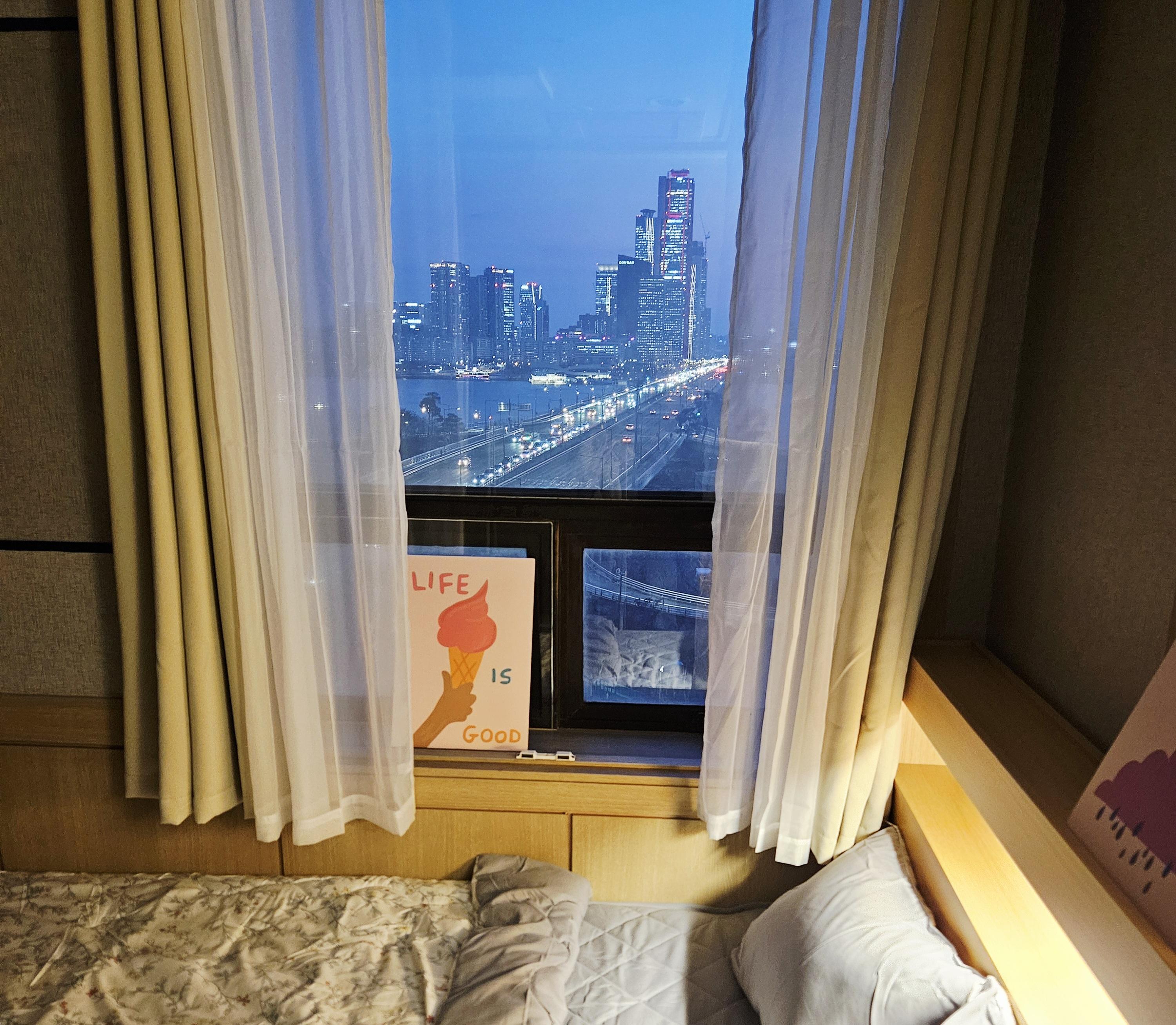 마포동 단기임대 🌈마포역 3분 🌠한강뷰 남향